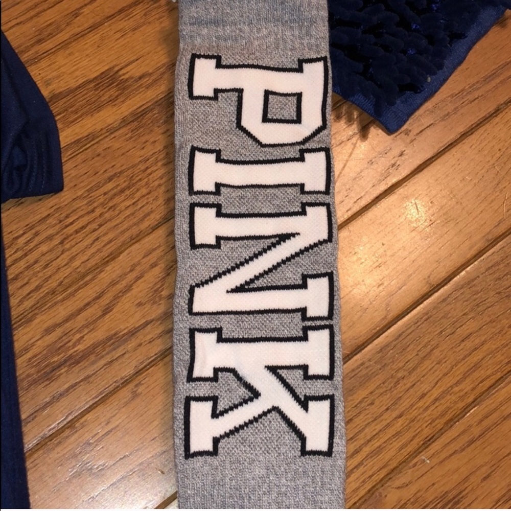 3 for $11.00 PINK high socks never work before!